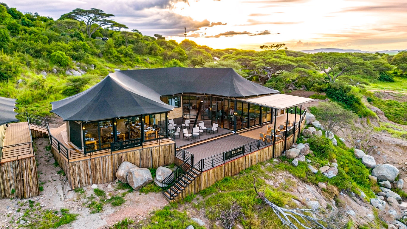 overnight at luxury tented lodge
