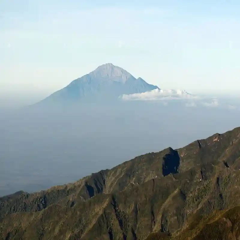 It is the second-highest mountain in Tanzania.